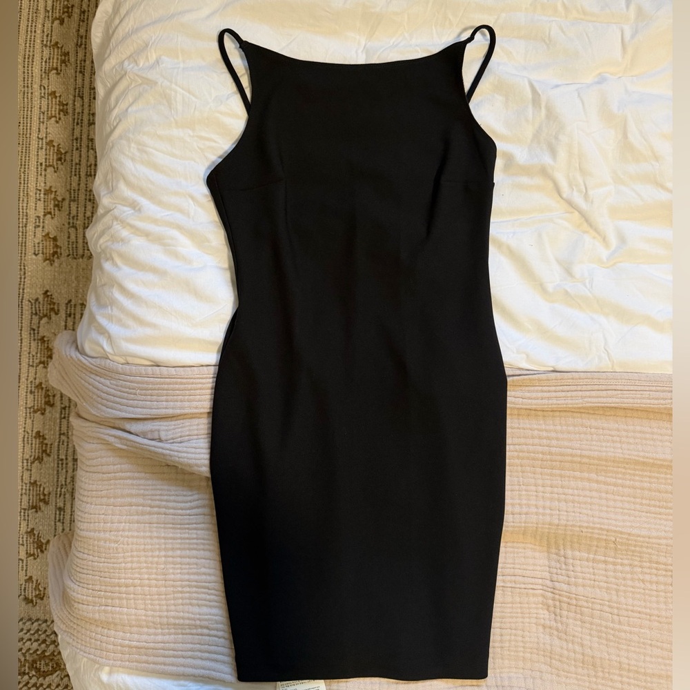 Abercrombie black mini dress-